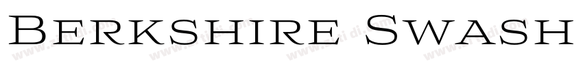 Berkshire Swash Re字体转换